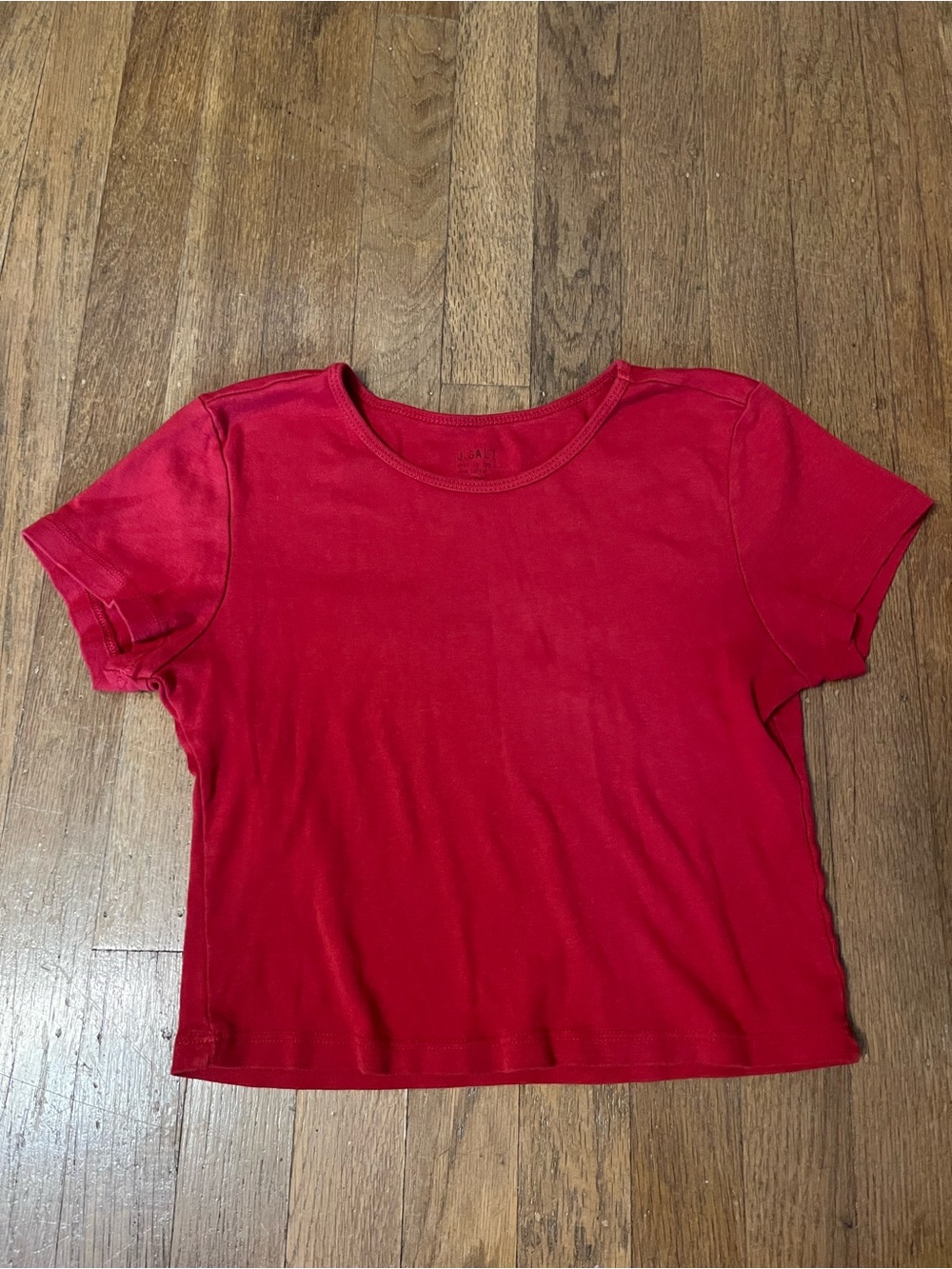 Brandy Melville Red Short Sleeve Crewneck Tee